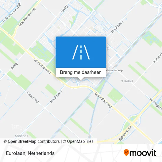 Eurolaan kaart