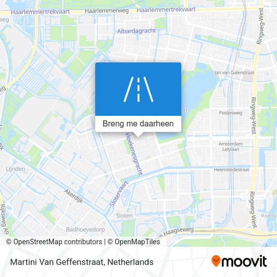 Martini Van Geffenstraat kaart