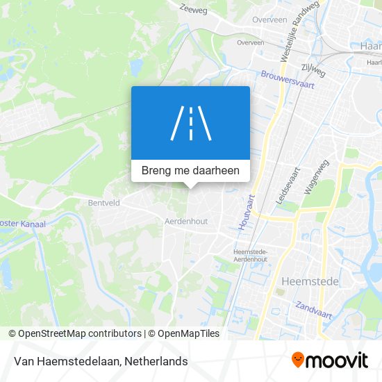 Van Haemstedelaan kaart