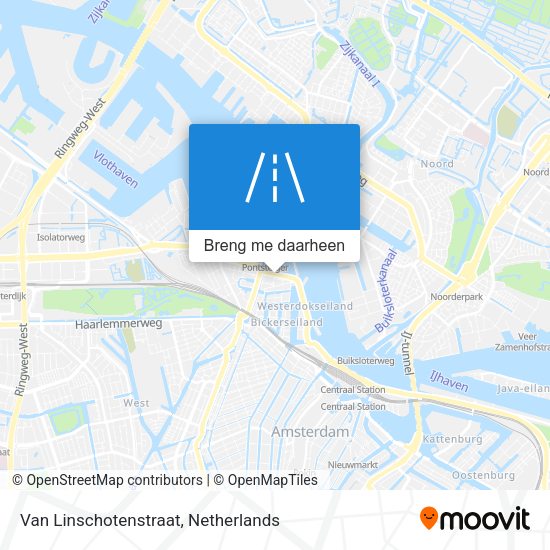 Van Linschotenstraat kaart