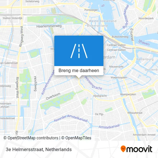 3e Helmersstraat kaart