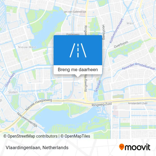 Vlaardingenlaan kaart