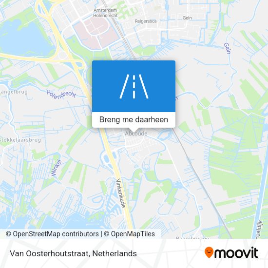 Van Oosterhoutstraat kaart