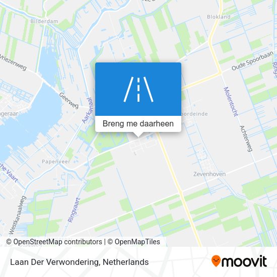 Laan Der Verwondering kaart