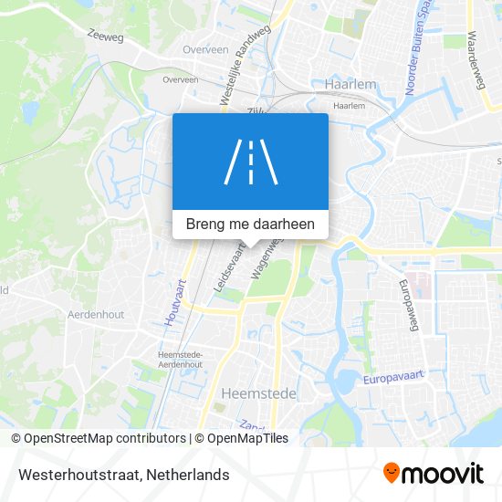 Westerhoutstraat kaart