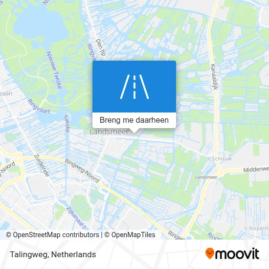 Talingweg kaart