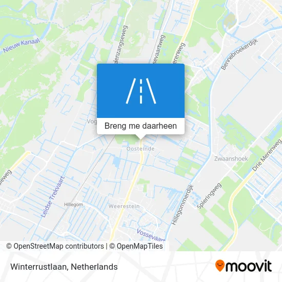 Winterrustlaan kaart