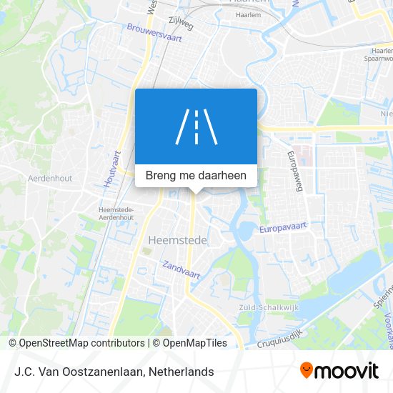 J.C. Van Oostzanenlaan kaart