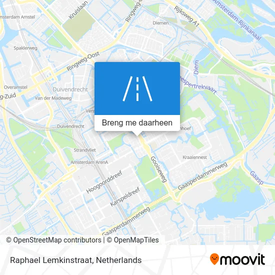 Raphael Lemkinstraat kaart