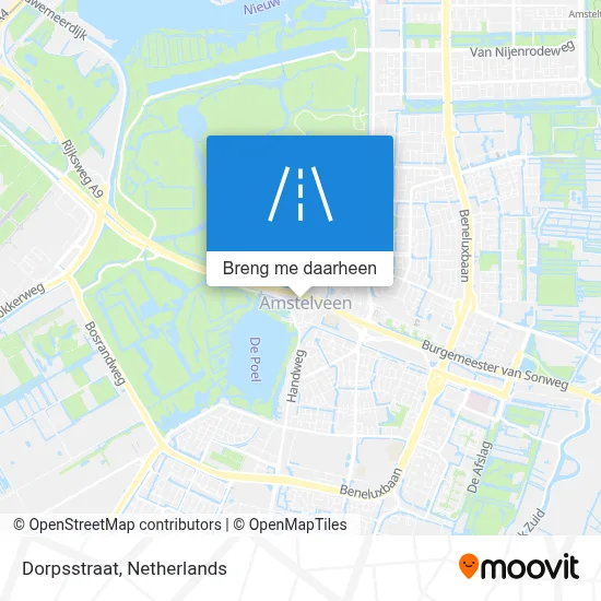 Dorpsstraat kaart