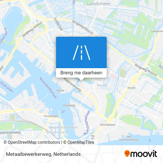 Metaalbewerkerweg kaart