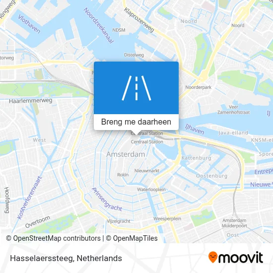 Hasselaerssteeg kaart