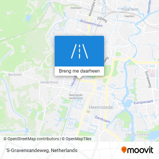 'S-Gravensandeweg kaart