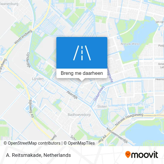 A. Reitsmakade kaart