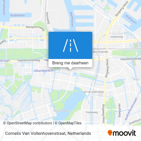 Cornelis Van Vollenhovenstraat kaart
