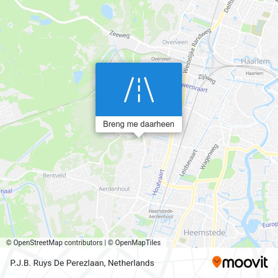 P.J.B. Ruys De Perezlaan kaart