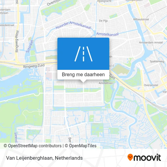 Van Leijenberghlaan kaart