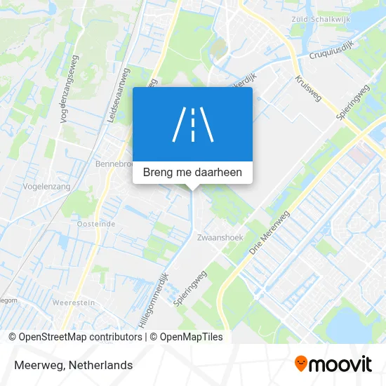 Meerweg kaart