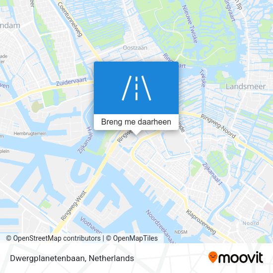 Dwergplanetenbaan kaart