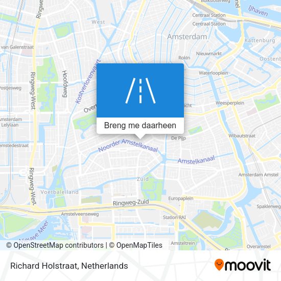 Richard Holstraat kaart