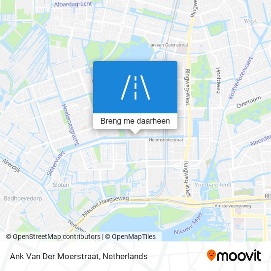 Ank Van Der Moerstraat kaart