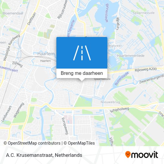 A.C. Krusemanstraat kaart