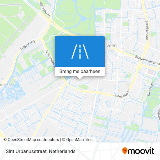Sint Urbanusstraat kaart