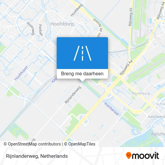 Rijnlanderweg kaart