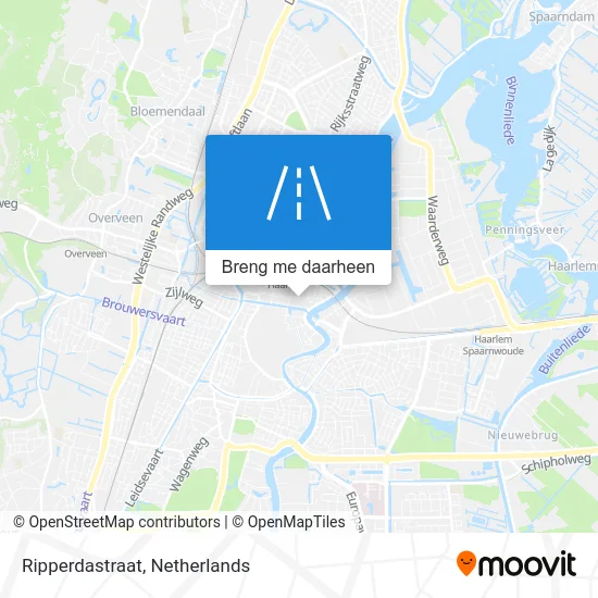 Ripperdastraat kaart