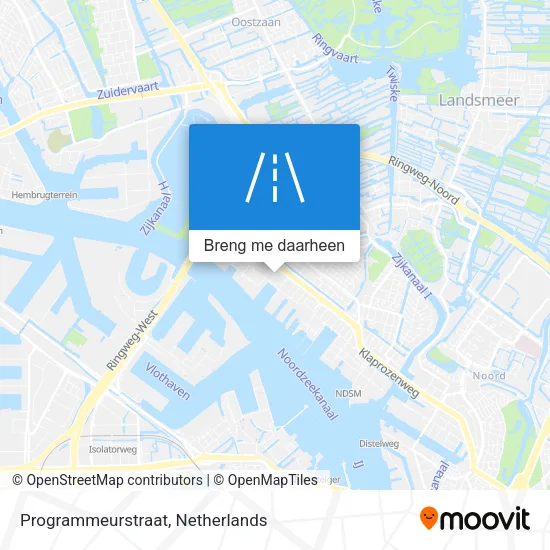 Programmeurstraat kaart