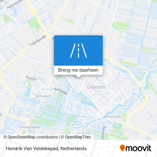 Hendrik Van Veldekepad kaart