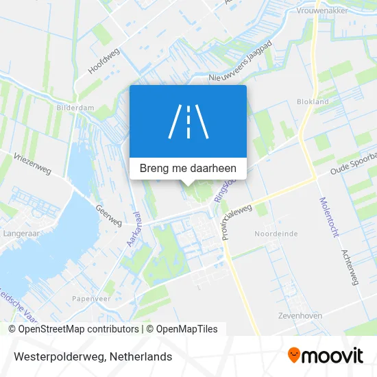 Westerpolderweg kaart