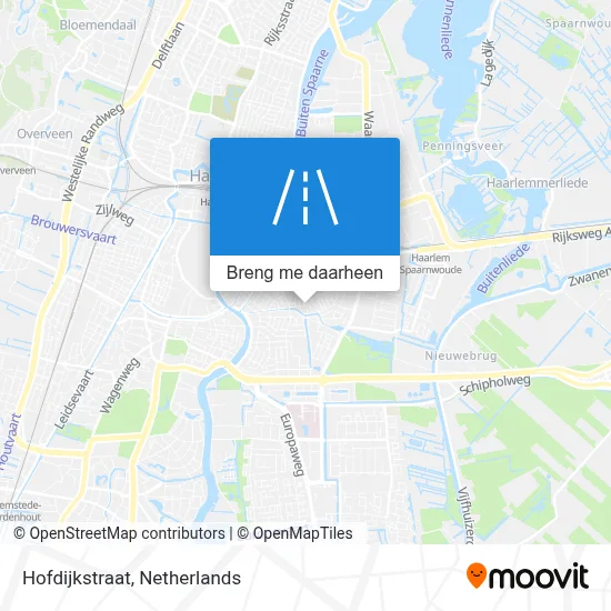 Hofdijkstraat kaart