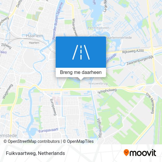 Fuikvaartweg kaart