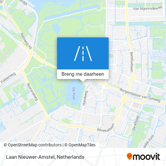 Laan Nieuwer-Amstel kaart