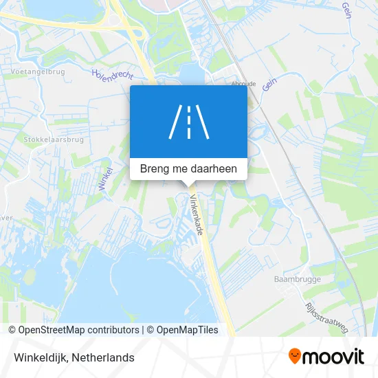 Winkeldijk kaart