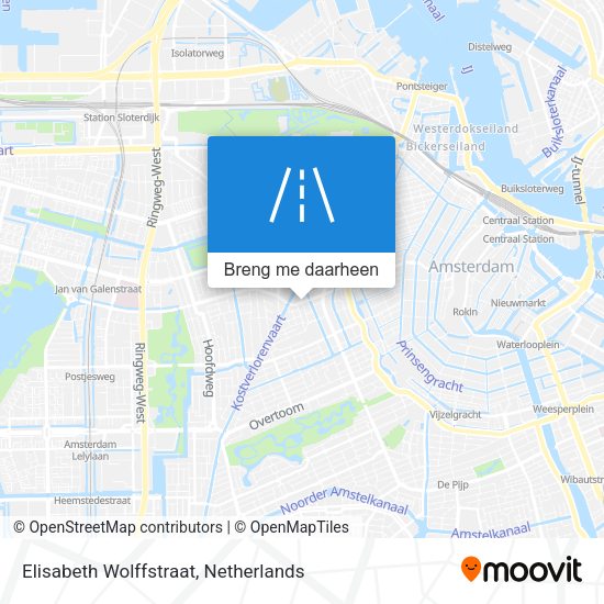 Elisabeth Wolffstraat kaart