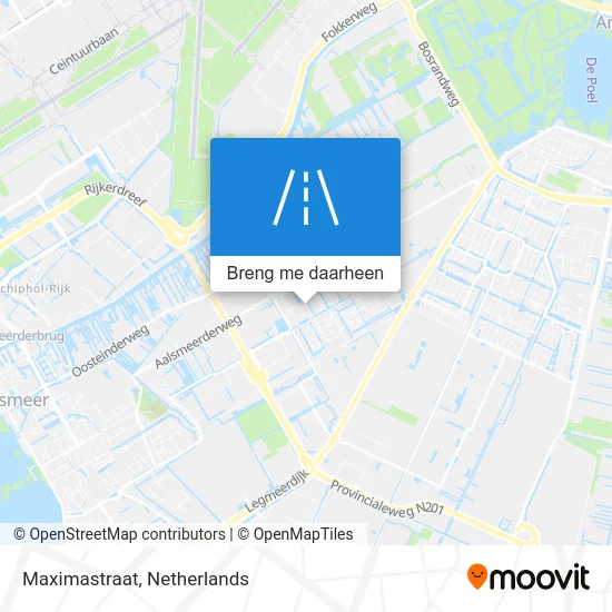 Maximastraat kaart