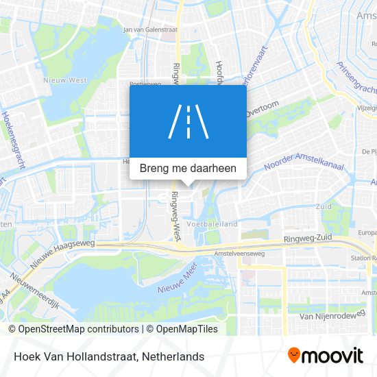 Hoek Van Hollandstraat kaart