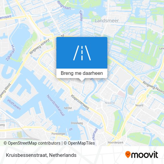 Kruisbessenstraat kaart