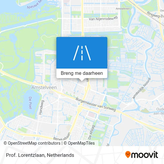 Prof. Lorentzlaan kaart