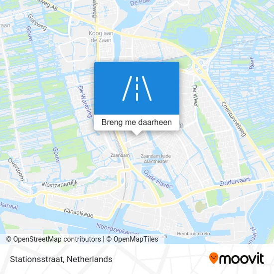 Stationsstraat kaart