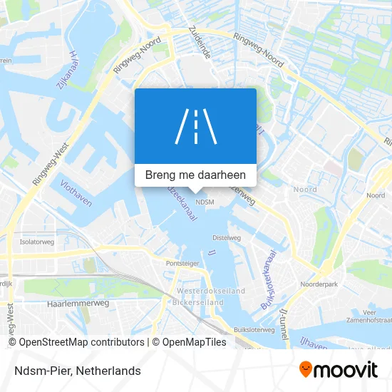 Ndsm-Pier kaart