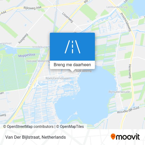 Van Der Bijlstraat kaart