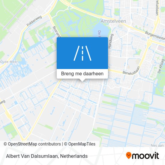 Albert Van Dalsumlaan kaart