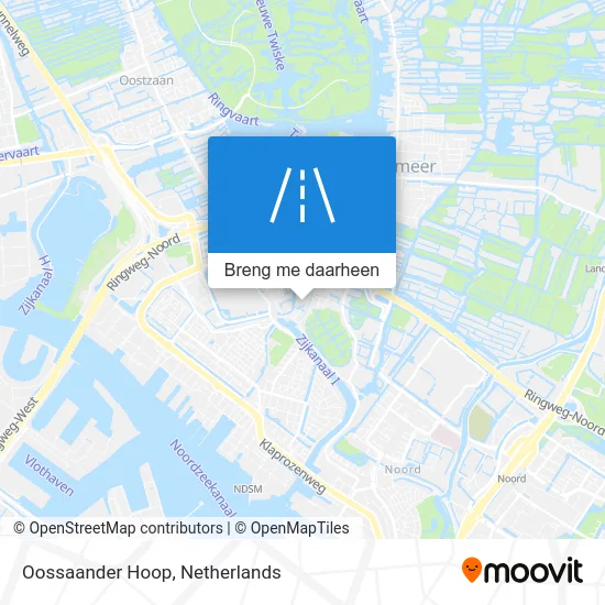 Oossaander Hoop kaart