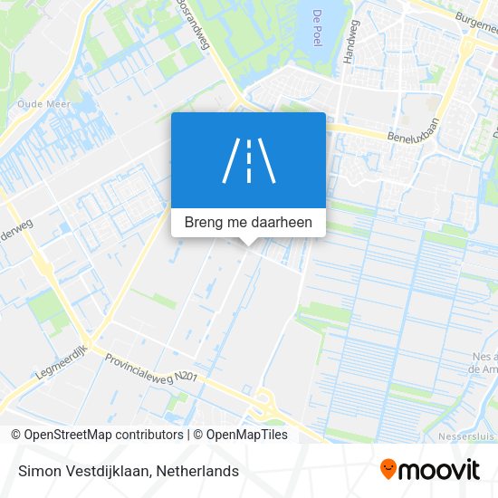 Simon Vestdijklaan kaart