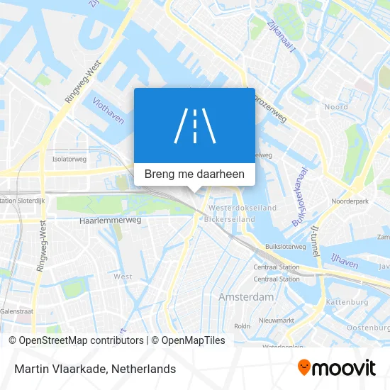 Martin Vlaarkade kaart