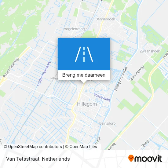 Van Tetsstraat kaart