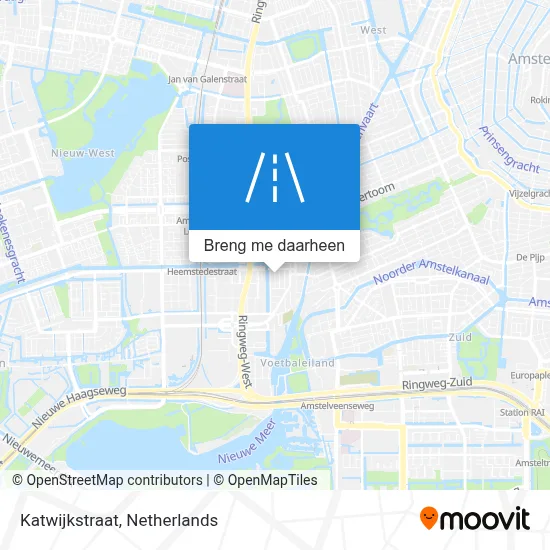 Katwijkstraat kaart